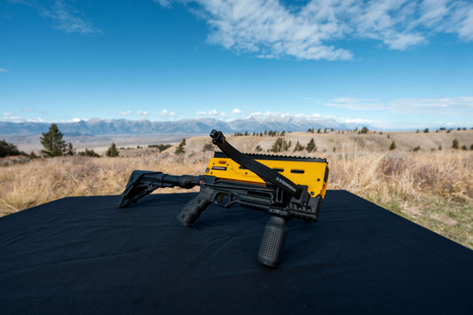 B08, eine Kugelarmbrust für Kaliber .68 - Performance ohne (Leistungs-)Grenzen