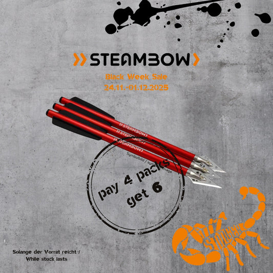 AR-Series – Frecce da caccia in alluminio – confezione da 3 pezzi