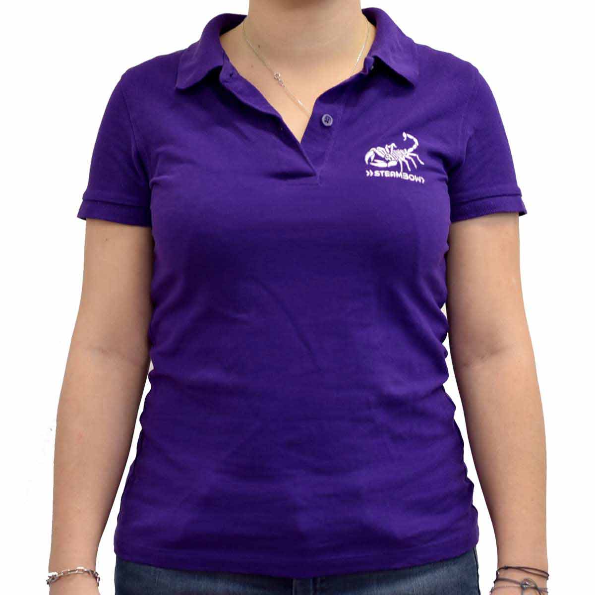 Steambow Polo-Shirt “Stinger” – Women Purple